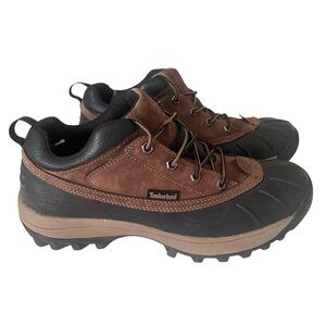 Timberland Canard Low Lace Water Proof Duck Boot Dark Brown Black Men Size 10